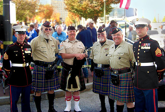 Veterans Day Traditional fashionable kilts for fun events celebrating celtic, Scottish, and Irish heritage, and/or event spirit!
