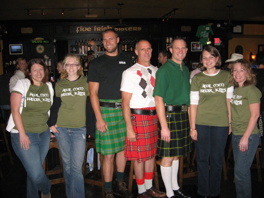 Traditional fashionable kilts for fun corporate events celebrating celtic, Scottish, and Irish heritage, and/or event spirit!