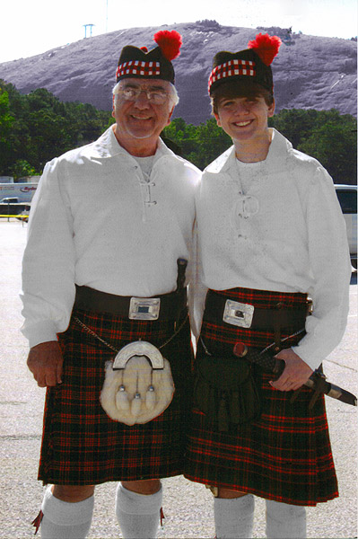 Stone Mountain traditional fashionable kilts for fun celebrating celtic, Scottish, and Irish heritage!