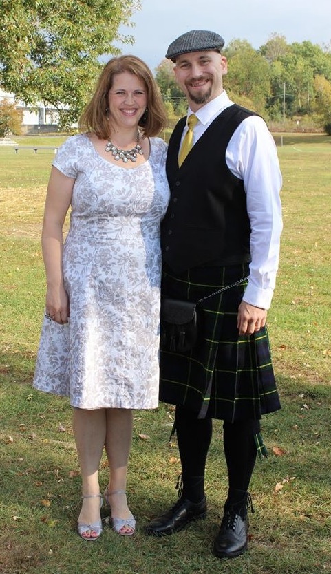 Picture of traditional tartan kilts for weddings celebrating celtic, Scottish, and Irish heritage!