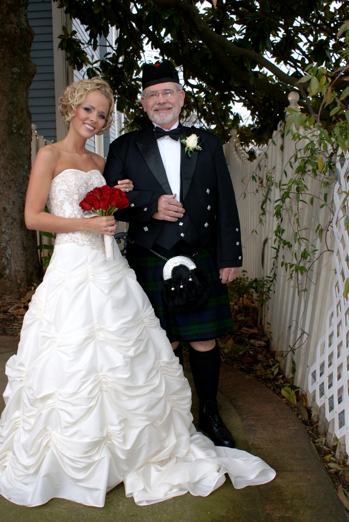 Picture of traditional tartan kilts for weddings celebrating celtic, Scottish, and Irish heritage!