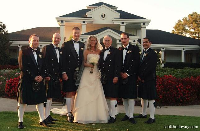 Picture of traditional tartan kilts for weddings celebrating celtic, Scottish, and Irish heritage!