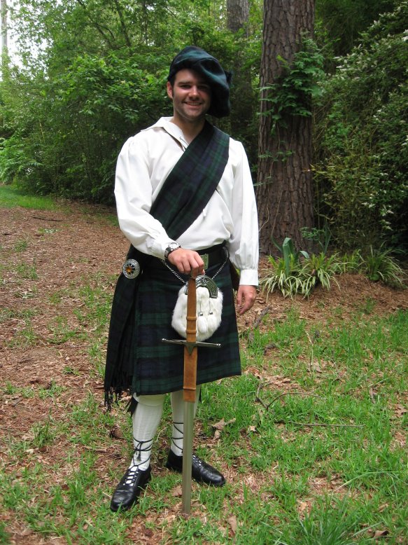 Picture of traditional tartan kilts for weddings celebrating celtic, Scottish, and Irish heritage!