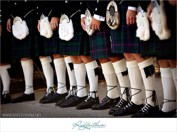 Picture of traditional tartan kilts for weddings celebrating celtic, Scottish, and Irish heritage!