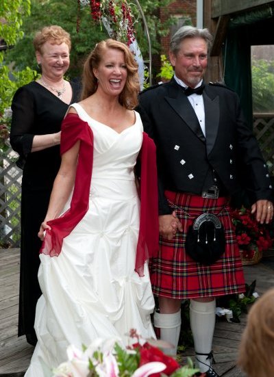 Picture of traditional tartan kilts for weddings celebrating celtic, Scottish, and Irish heritage!