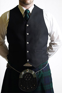 Argyle Five Button Vest