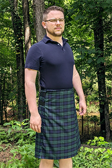 Poly-Viscose Kilt