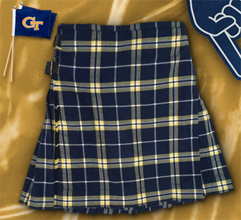 Standard kilt in team color tartan