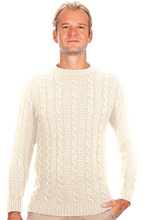 Crew Neck Ribbed Pullover