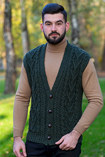 Merino Cardigan Vest