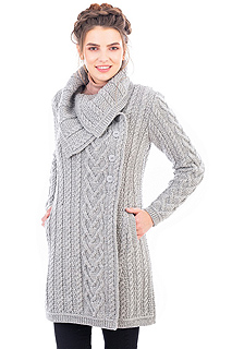 Classic Aran Cable Coat