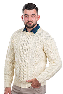 Merino Honeycomb Pullover