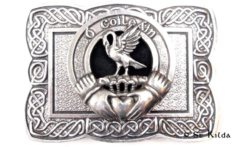 Irish Cap Badge Belt Buckle - Scalloped
