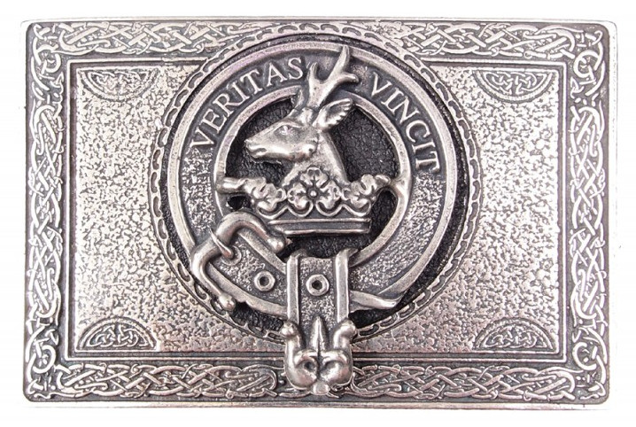 Scottish Cap Badge Belt Buckle - Rectable