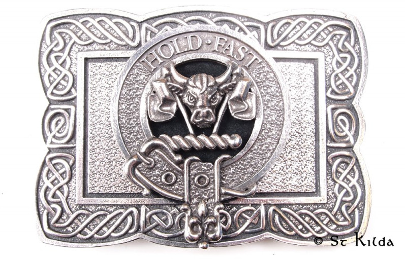 Scottish Cap Badge Belt Buckle - Scalloped