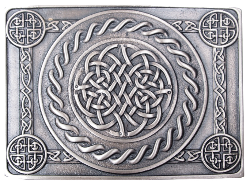 Celtic Knot Four Dome Belt Buckle