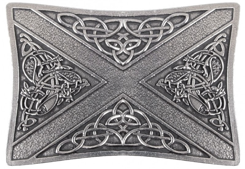 Cetlic Saltire Belt Buckle