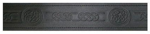 Celtic Circle Belt with Buckle - Black or Brown