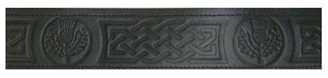 Thistle Belt with Buckle - Black or Brown