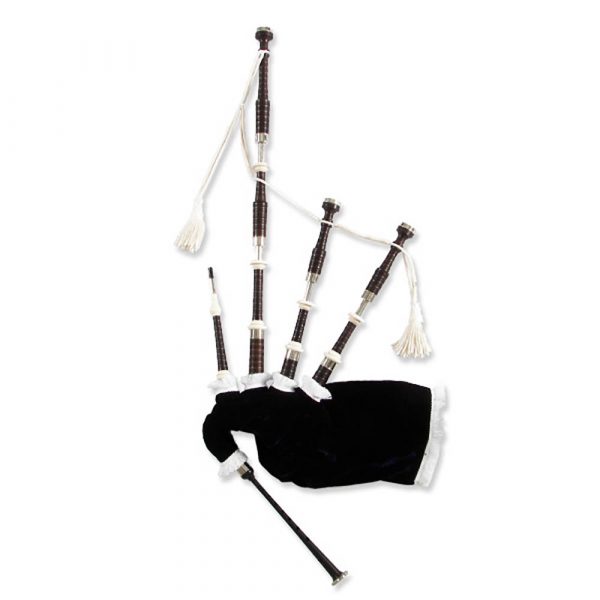 McCallum AB2D Blackwood Bagpipes   Aluminum & Imitation Ivory