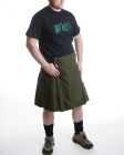 Utility Kilt with Snap Button Closure