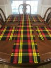 Tartan Table Runner and Place Mats