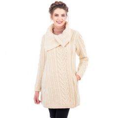 Classic Aran Cable Coat