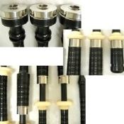Dunbar Imitation Ivory & Nickel Drones
