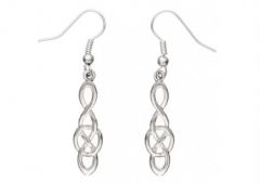 Celtic Knot Drop Earrings