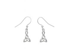 Celtic Knot Triangle Earrings