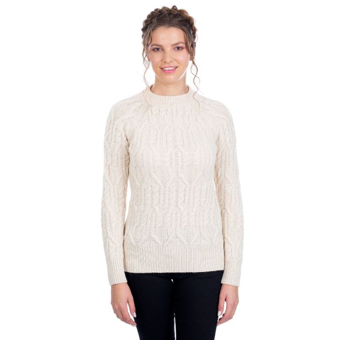 Ladies crew sales neck sweaters