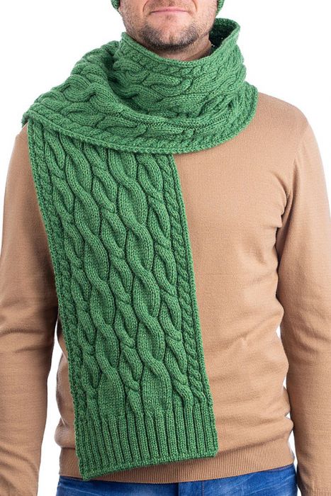 ☆関税込☆ROMANTIC CROWN★CABLE KNIT SHAWL MUFFLER★ thick cable knit scarf with fringe | maurices