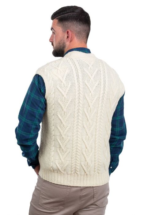 Merino Cardigan Vest| Classic & Comfortable Wool Vest