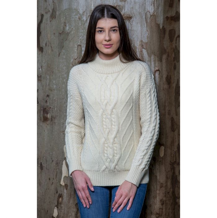 Turtle Neck Cable Sweater | Atlanta Kilts