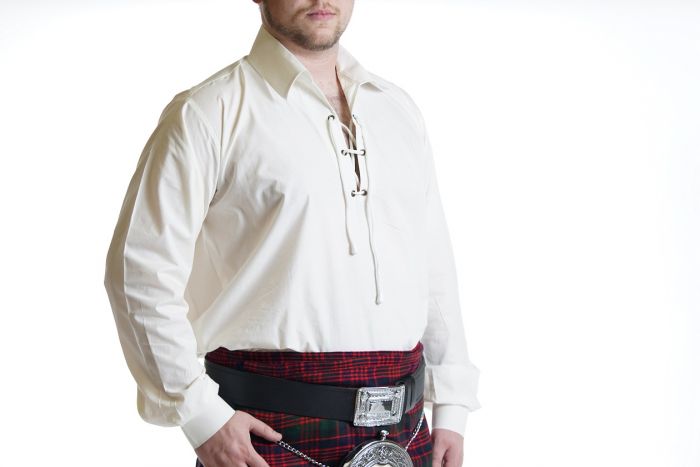 linen ghillie shirt