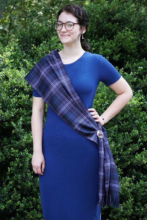 Wool Ladies Tartan Sash Light Weight Atlanta Kilts