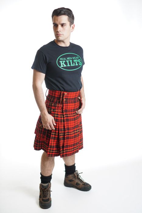 leak hue indoor Real Men Wear Kilts T-shirt | Atlanta Kilts