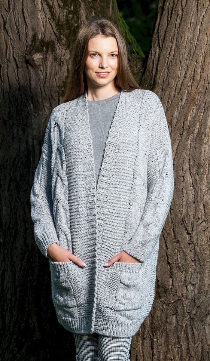 Drape front cardigan clearance jacket