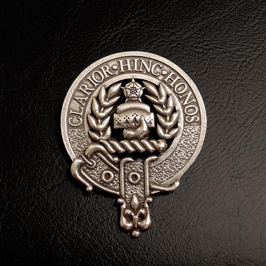 Buchanan Clan Crest Scottish Cap Badge 