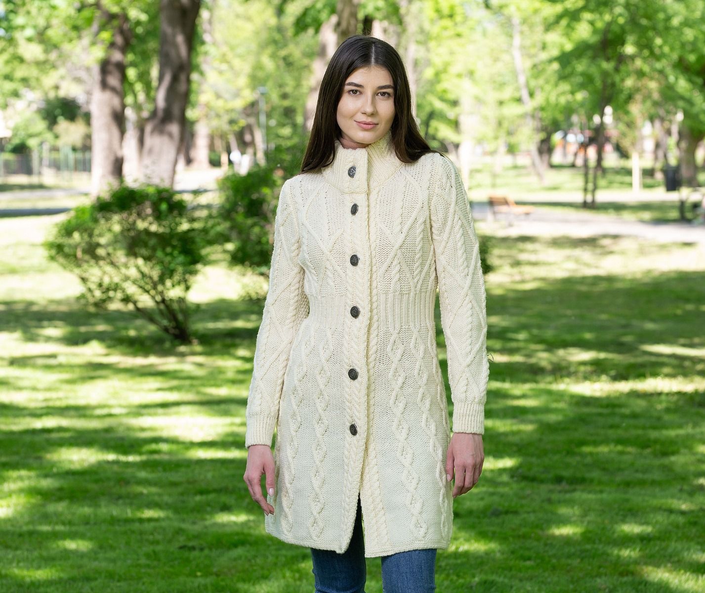 Aran Cable Signature Coat | Atlanta Kilts