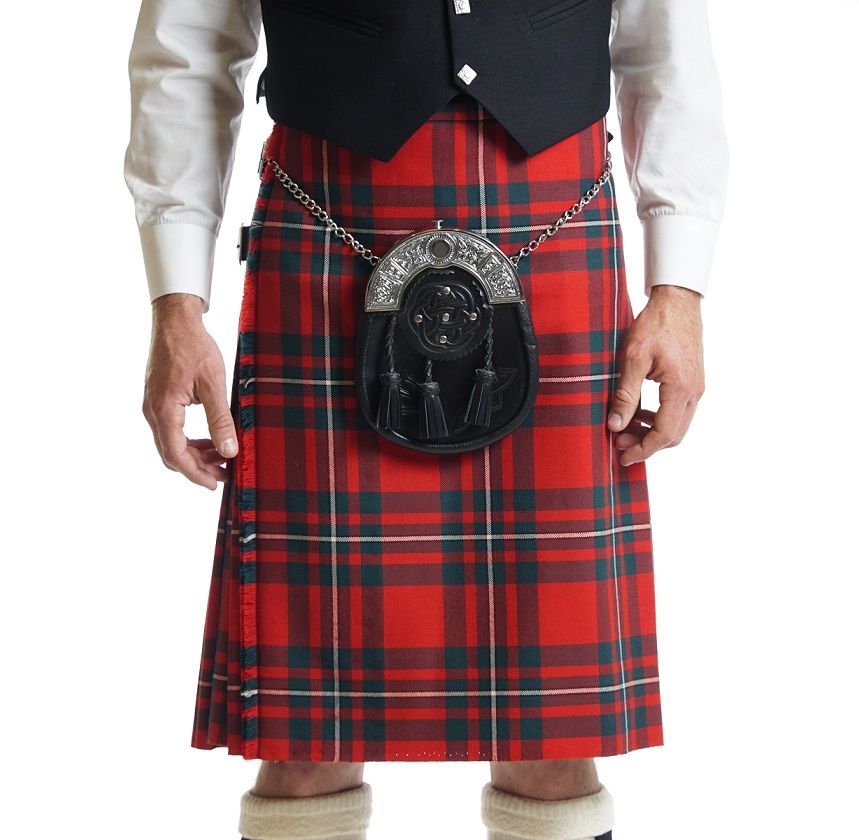 Scottish Kilt Fly Plaid Elliot Tartan Acrylic Wool 48" X 48" Highland Fly Plaids 