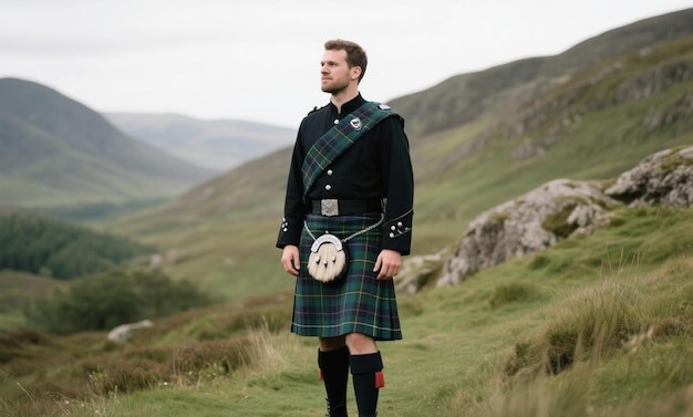 casual kilt jacket