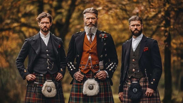casual kilt jacket